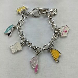 Silver "HAT" bracelet